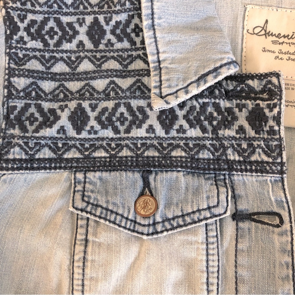 American Rag Embroidered Button Up Shirt - Picture 4 of 7